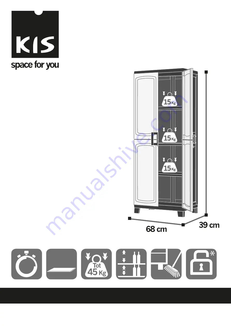 Kis UP 009850 Assembly Instruction Manual Download Page 1