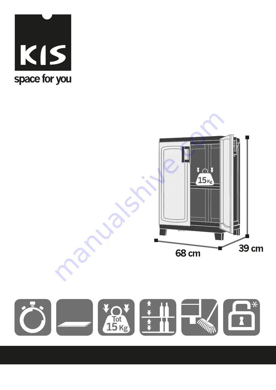 Kis UP 009852 Assembly Instruction Manual Download Page 1