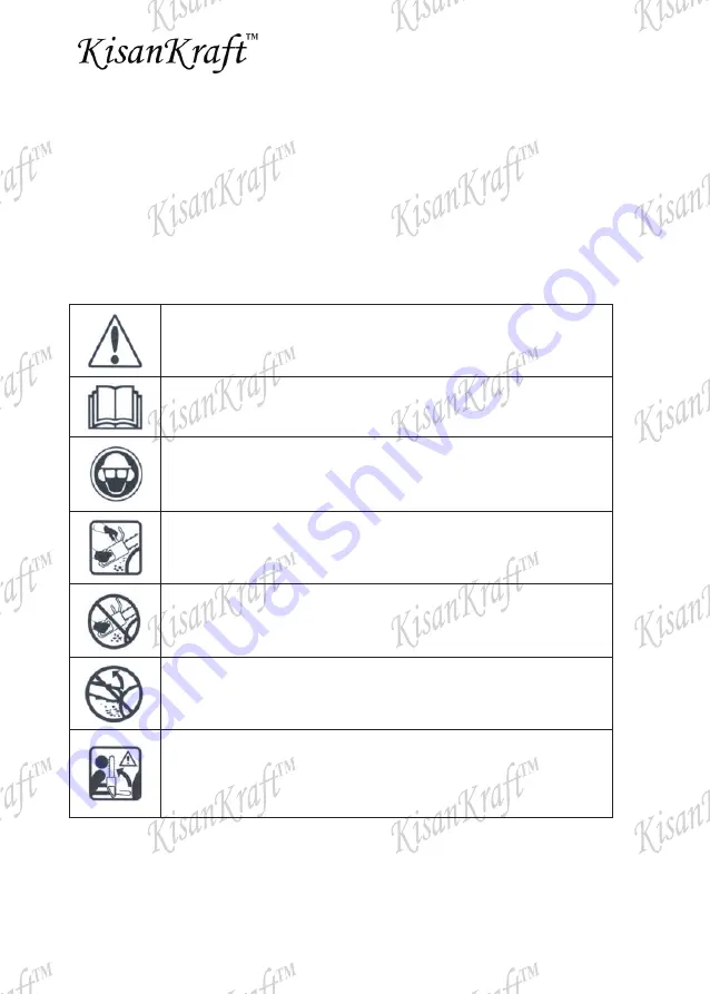 KISANKRAFT KK-CSP-5920 Operation Manual Download Page 7