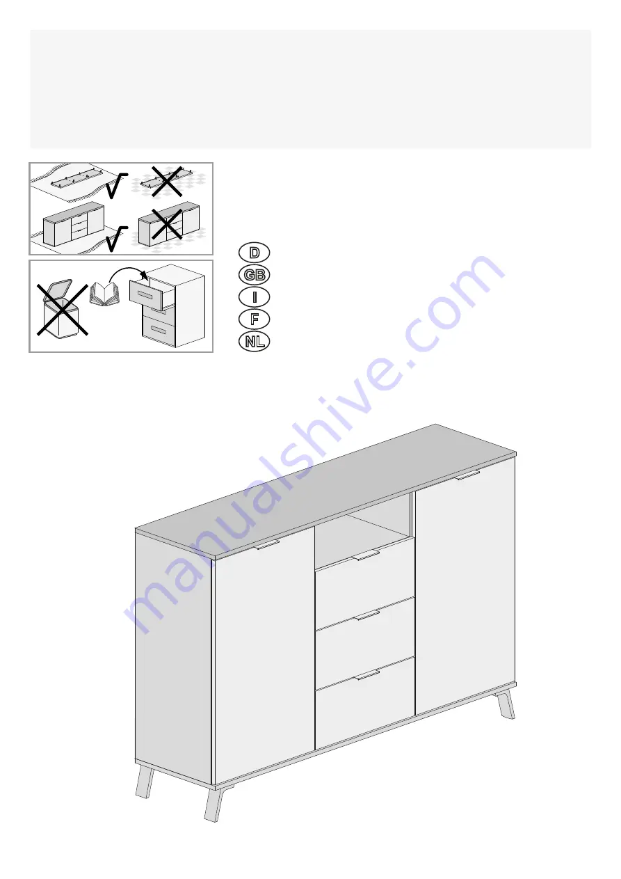 KITALY Casanova 17535626 Assembly Instructions Manual Download Page 1