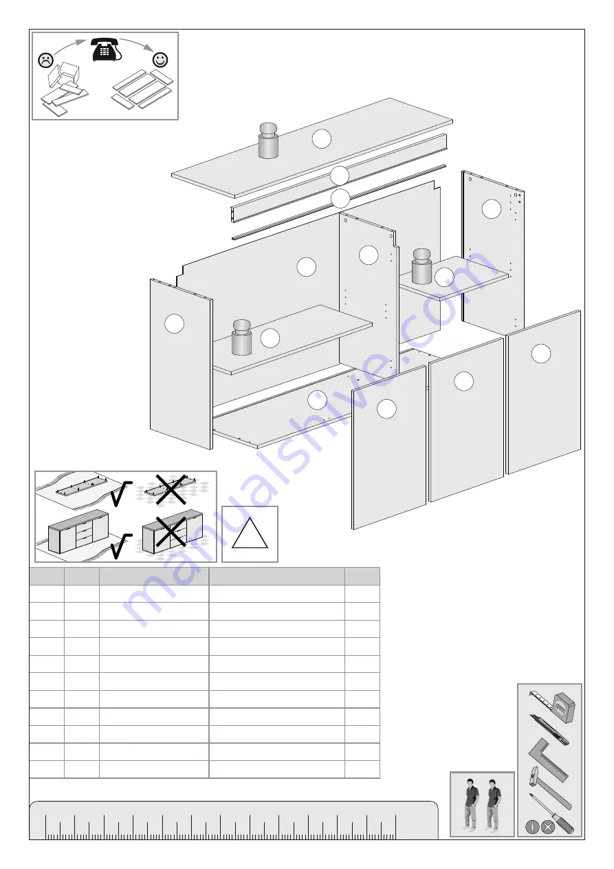 KITALY Genio 6062 1201 Assembly Instructions Manual Download Page 3