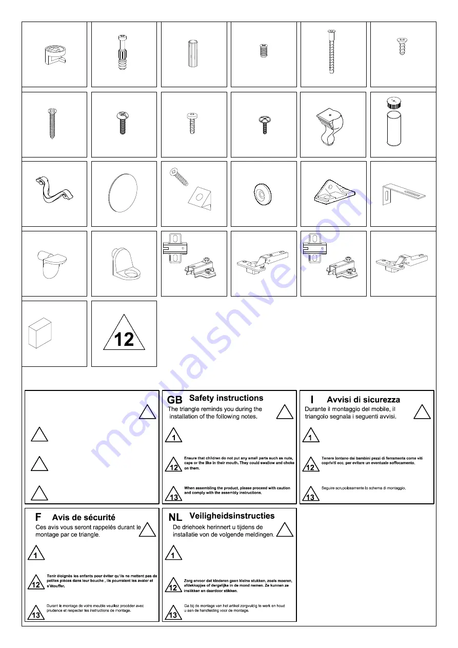 KITALY Genio CONTEMPORANEO 1348730022 Assembly Instructions Manual Download Page 2