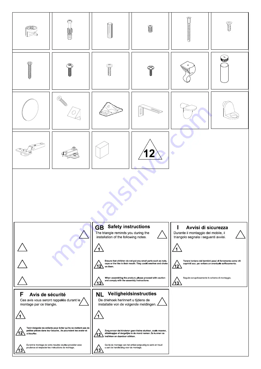 KITALY Genio CONTEMPORANEO 5886672576 Assembly Instructions Manual Download Page 2