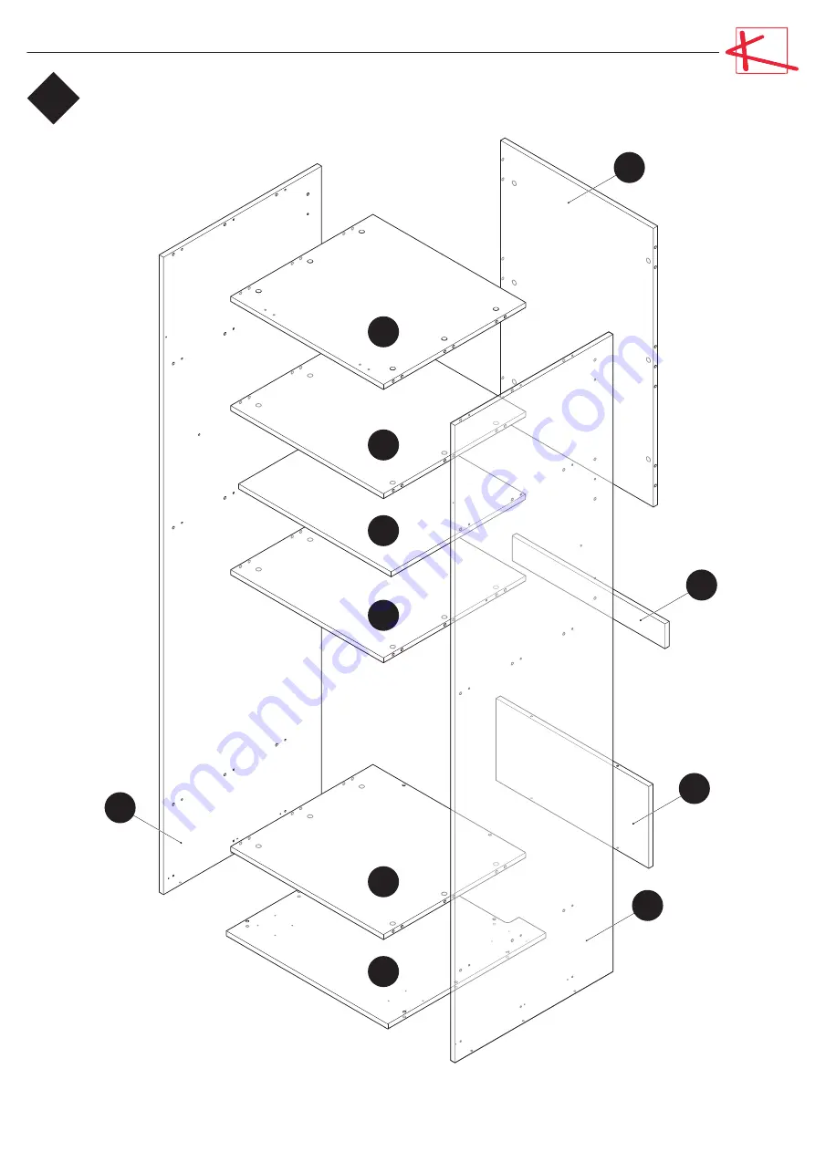 Kitchen Cabinets and Stones EURO S60SZ1B/KU/222 Manual Download Page 5