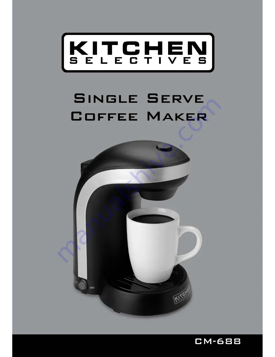 kitchen Selectives CM-688 User Manual Download Page 1