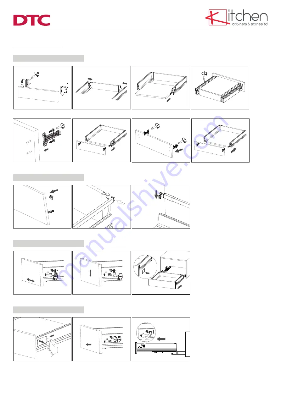 Kitchen EURO S60SZ1B-416 Assembly Instructions Manual Download Page 4