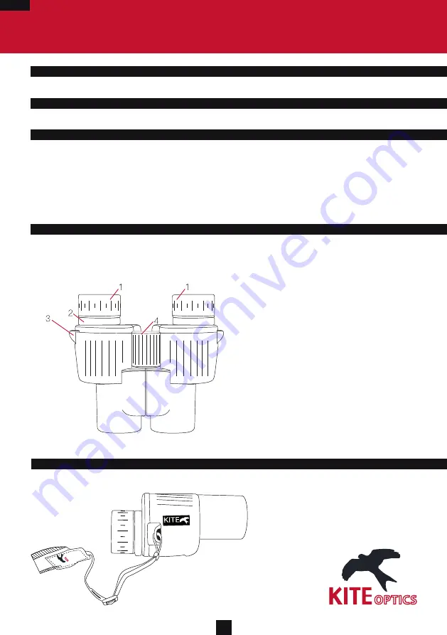 Kite Optics COMPACT 8X25 Instructions & Warranty Download Page 6