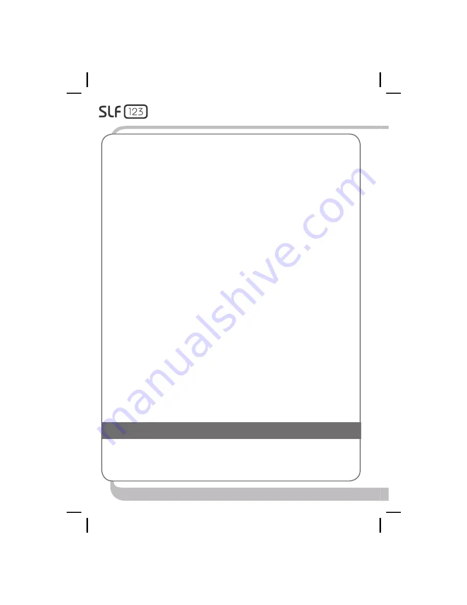 kiwy SLF 123 Instruction Manual Download Page 24