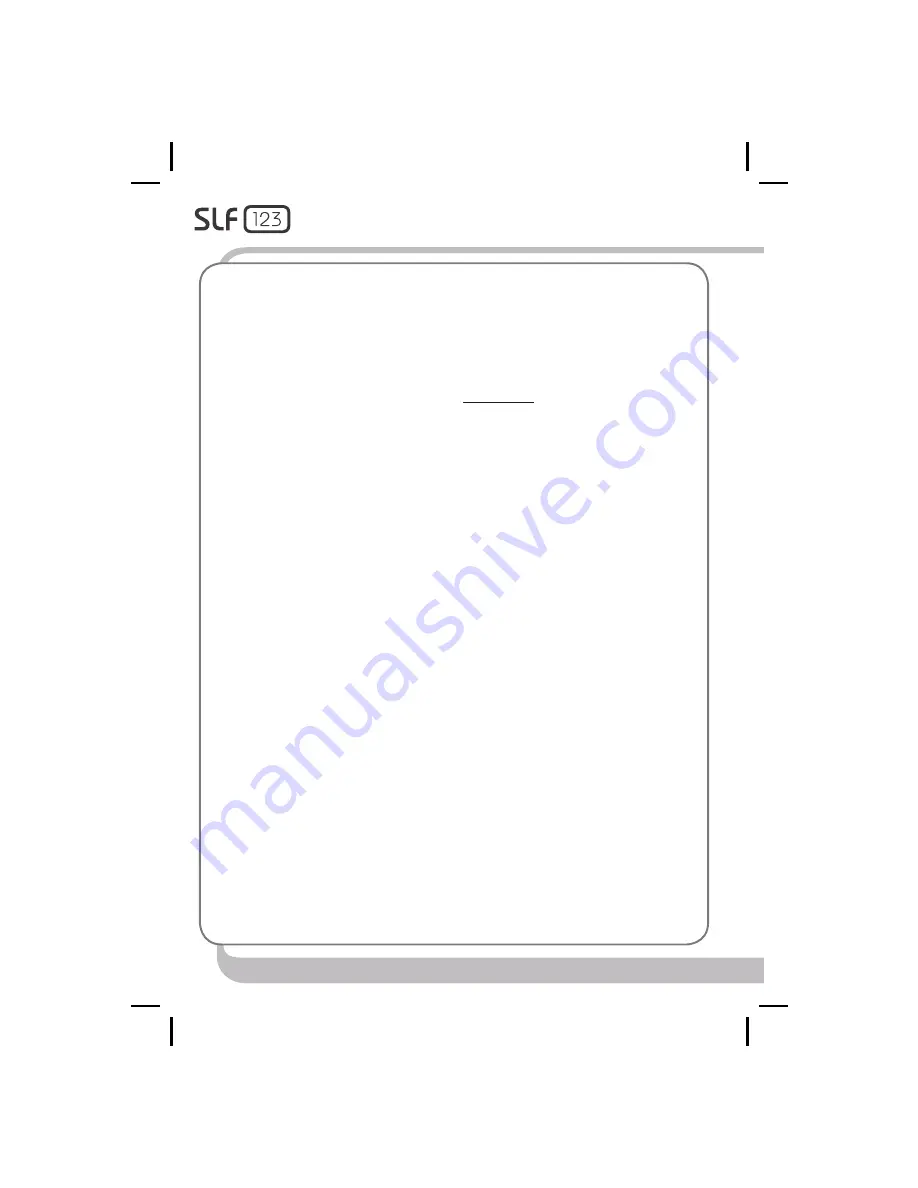 kiwy SLF 123 Instruction Manual Download Page 96