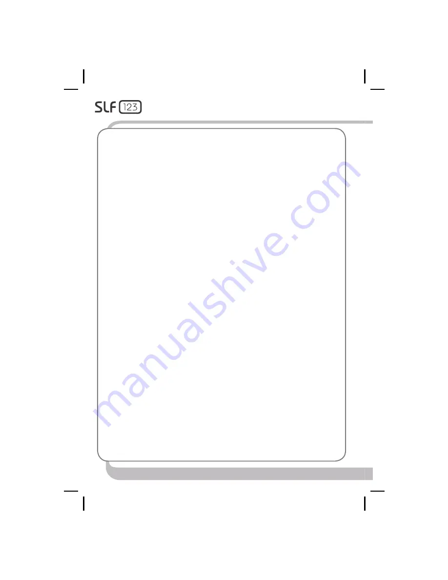 kiwy SLF 123 Instruction Manual Download Page 126