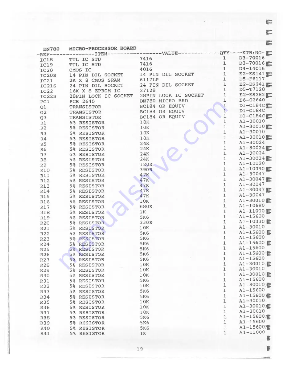 Klark Teknik DN780 Service Manual Download Page 20