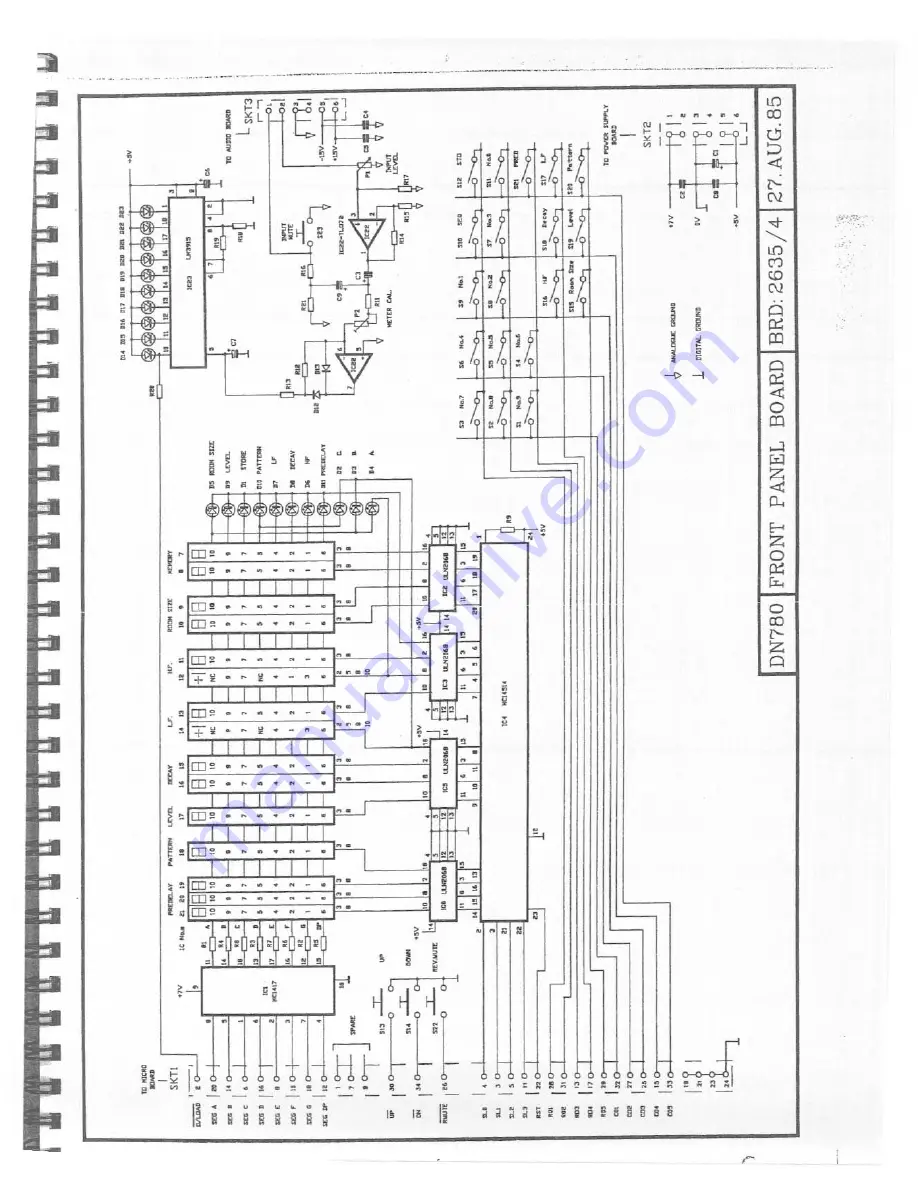 Klark Teknik DN780 Service Manual Download Page 35