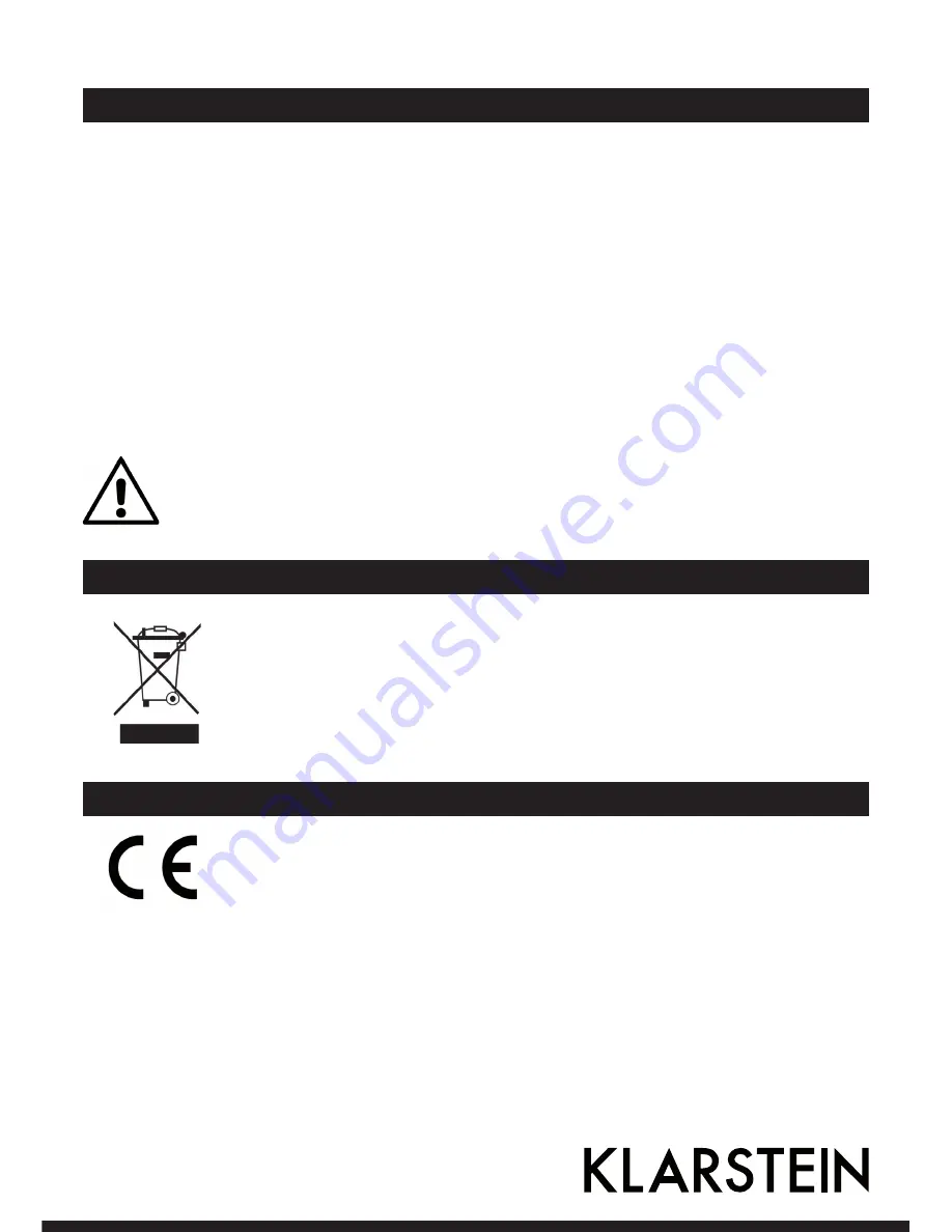 Klarstein 10028531 Скачать руководство пользователя страница 25