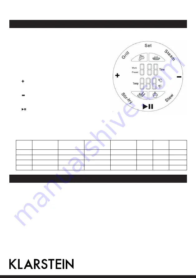 Klarstein 10030355 Instruction Manual Download Page 4