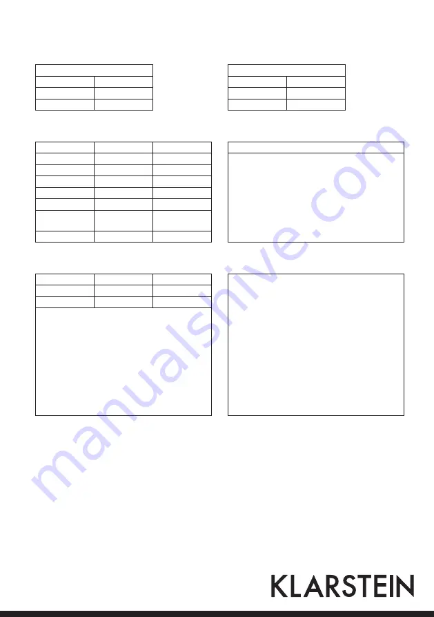 Klarstein 10030774 Instruction Manual Download Page 73