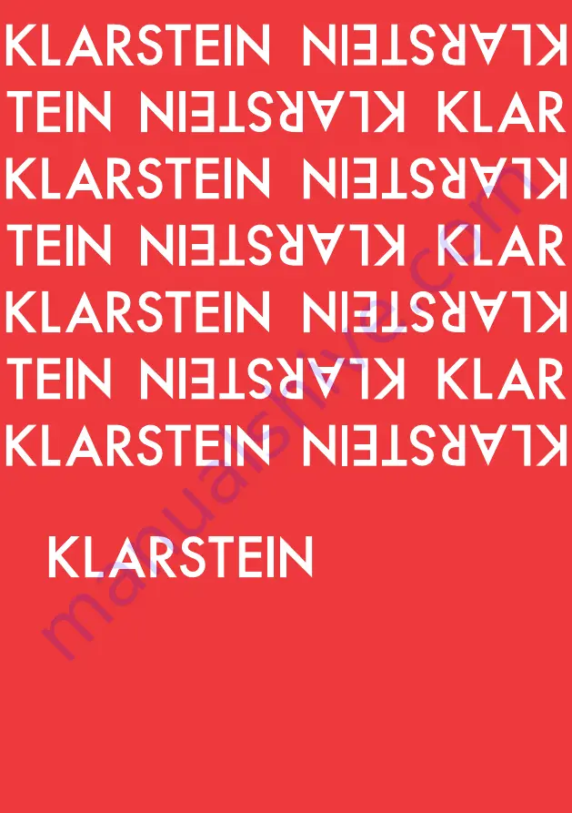 Klarstein 10033285 Manual Download Page 1