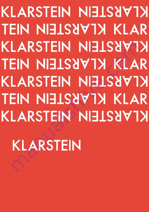 Klarstein 10034450 Manual Download Page 1