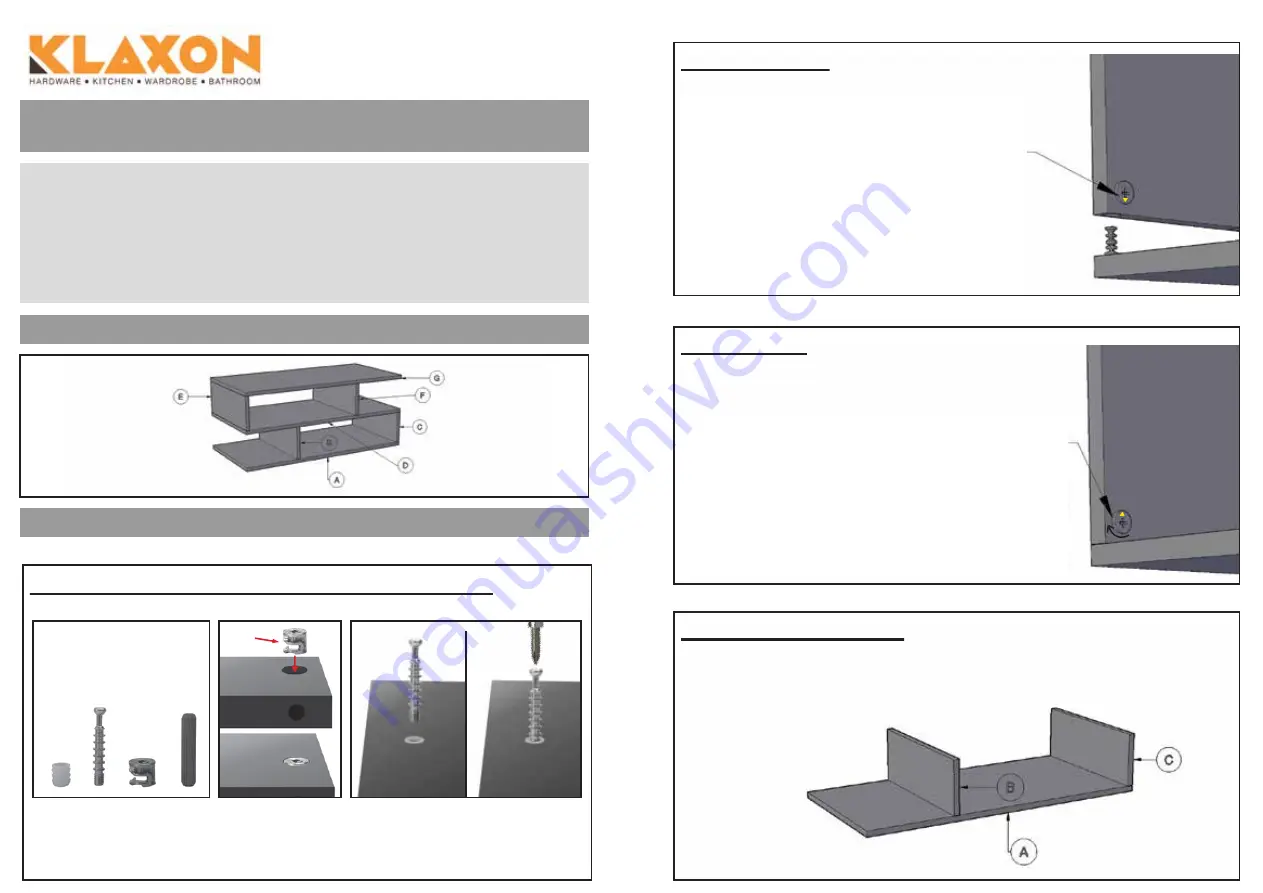 Klaxon G0223IT0175 Installation Manual Download Page 1