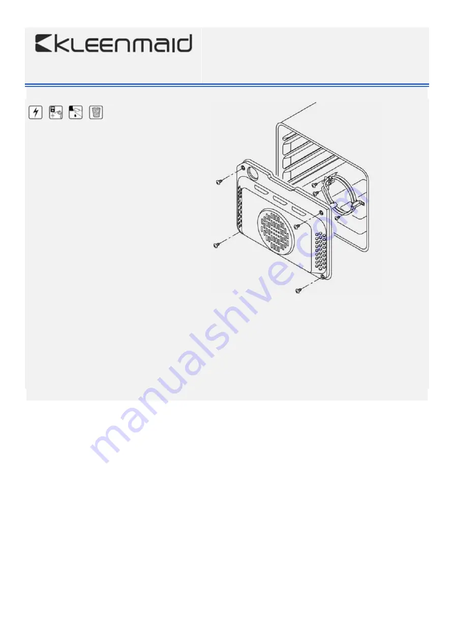 Kleenmaid OMFP6010 Service Manual Download Page 24