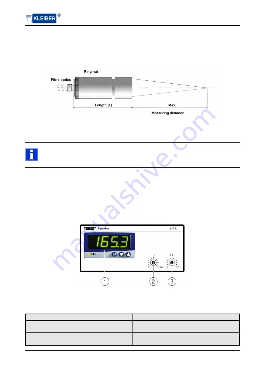 KLEIBER 217 R-LWL Operation Manual Download Page 13