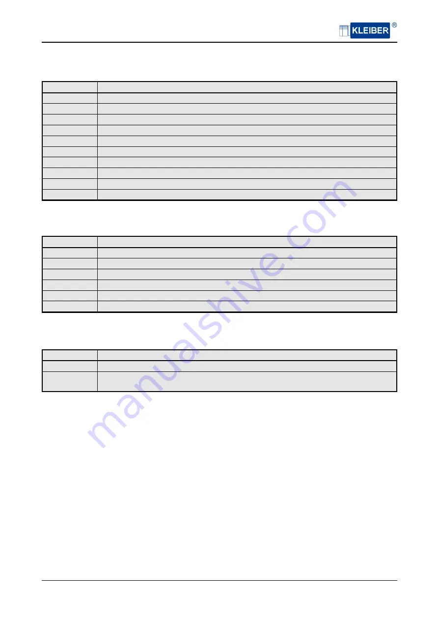 KLEIBER 217 R-LWL Operation Manual Download Page 30