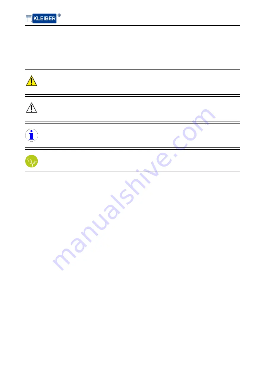 KLEIBER KG 315-K USB Operation Manual Download Page 31