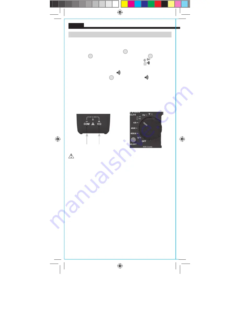 Klein Tools CL310 Instruction Manual Download Page 12