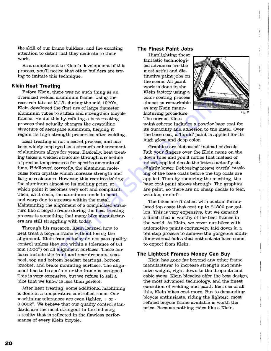 Klein 2003 Attitude Manual Download Page 20