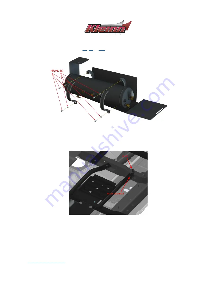 Kleinn Air Horns JT-OBA Installation Manual Download Page 23