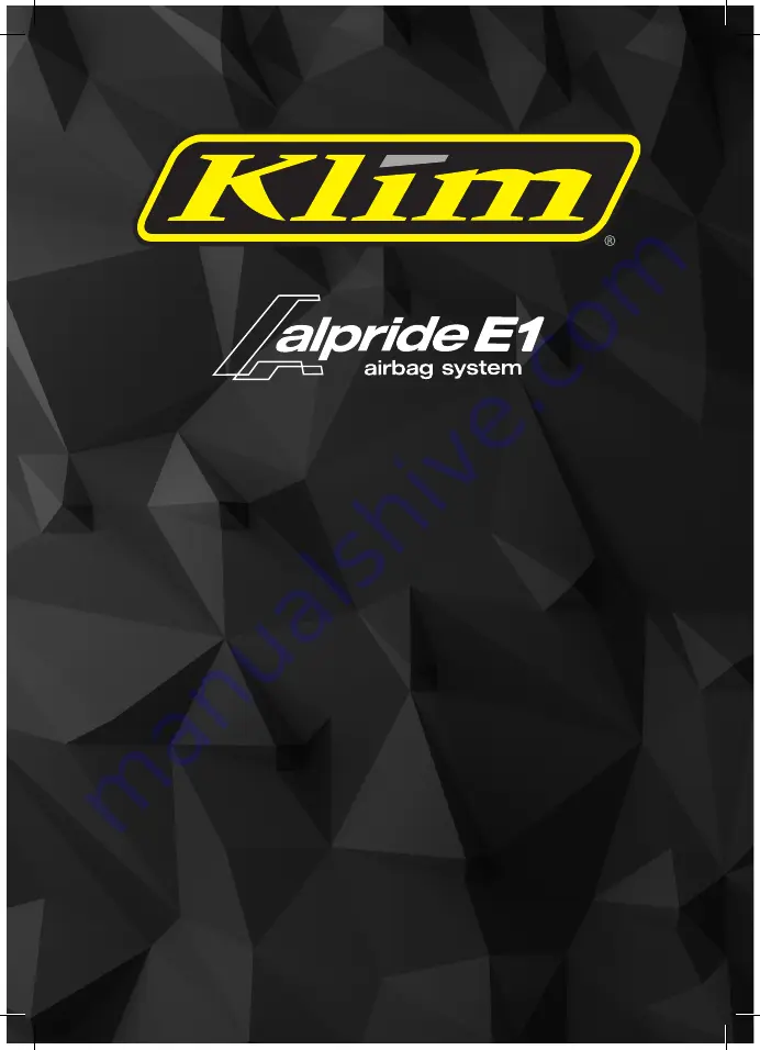 KLIM Alpride E1 Aspect 16 User Manual Download Page 1