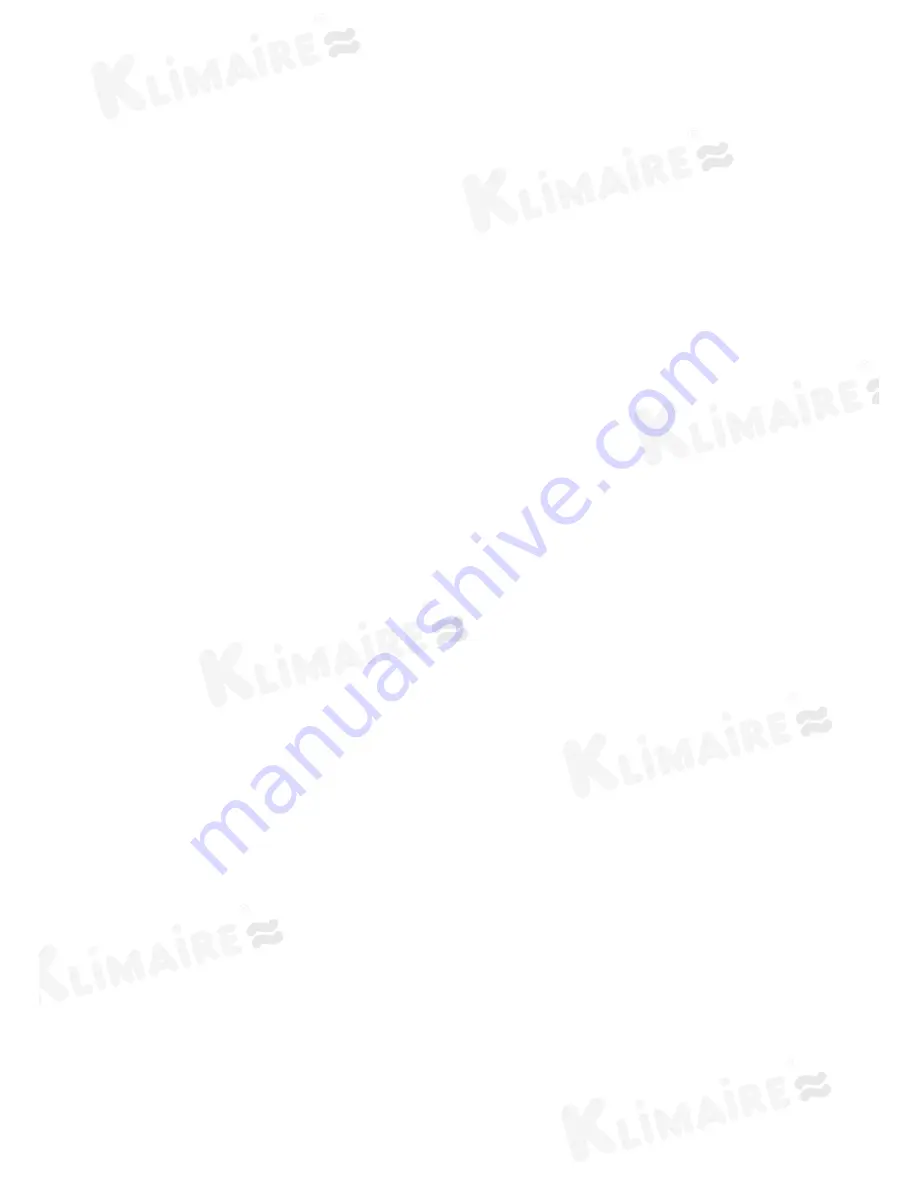 Klimaire KSIA009-H216-I Troubleshooting Manual Download Page 3