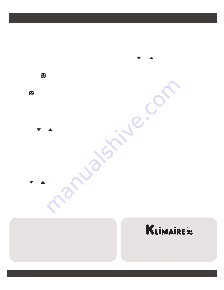 Klimaire KUMR-903 Operation Manual Download Page 2