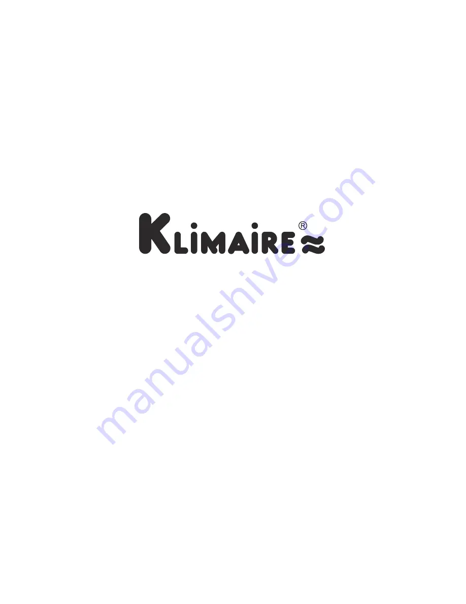 Klimare KSIL User Manual Download Page 1