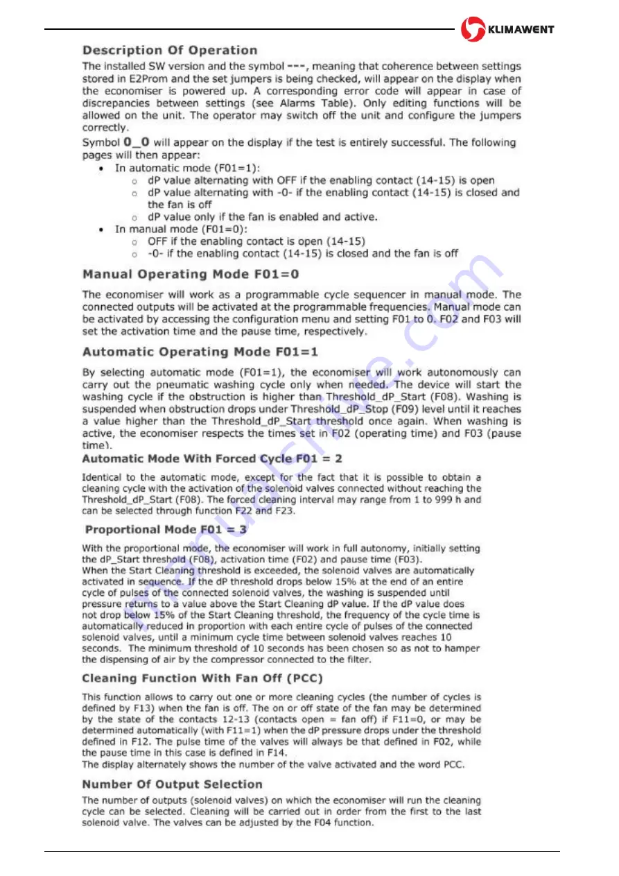 Klimawent BIG-12000/Ex Use And Maintenance Manual Download Page 12