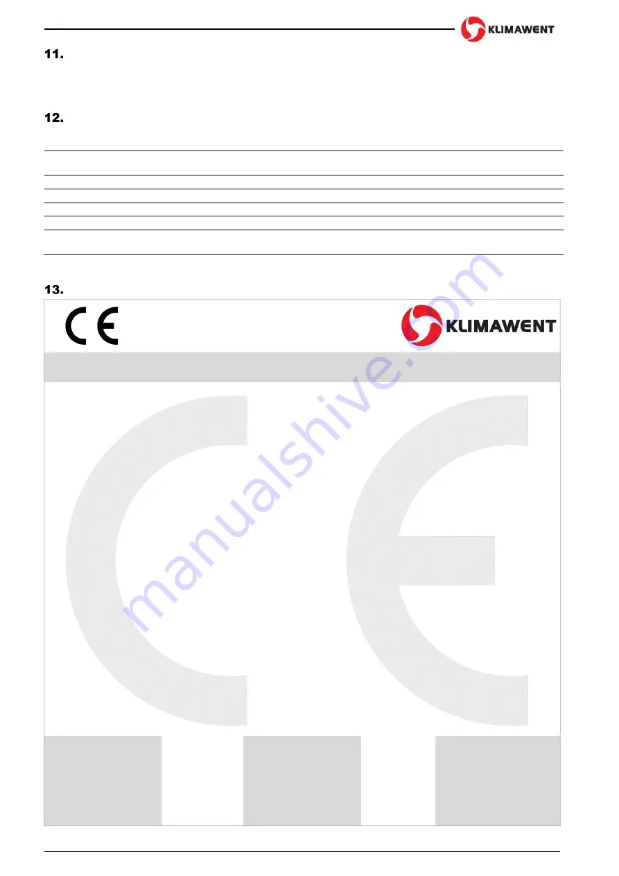 Klimawent SPLENDID VAC 200-S Use And Maintenance Manual Download Page 8