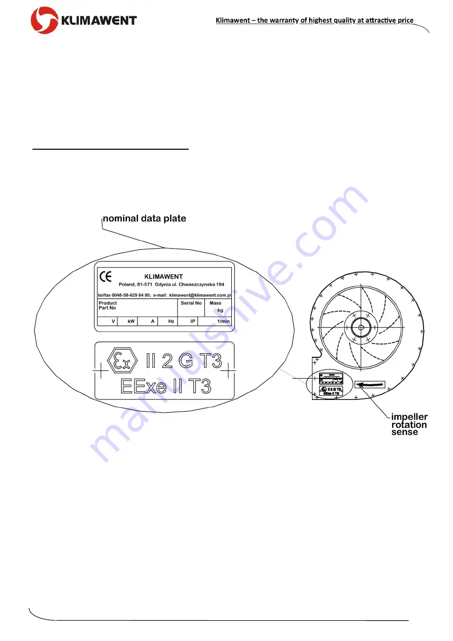 Klimawent WP-10-D/Ex Use And Maintenance Manual Download Page 8