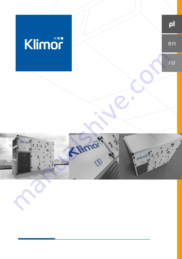 Klimor EVO-RX Operation And Maintenance Manual Download Page 1