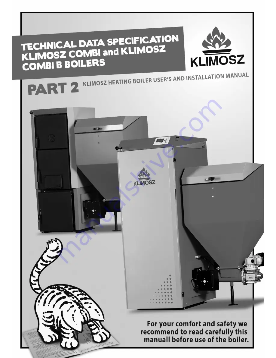 Klimosz Combi B 15 Technical Data Manual Download Page 1