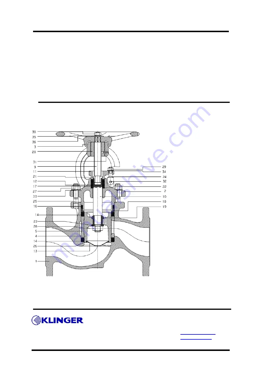 KLINGER KVN DN 100 Assembly Instructions Manual Download Page 1