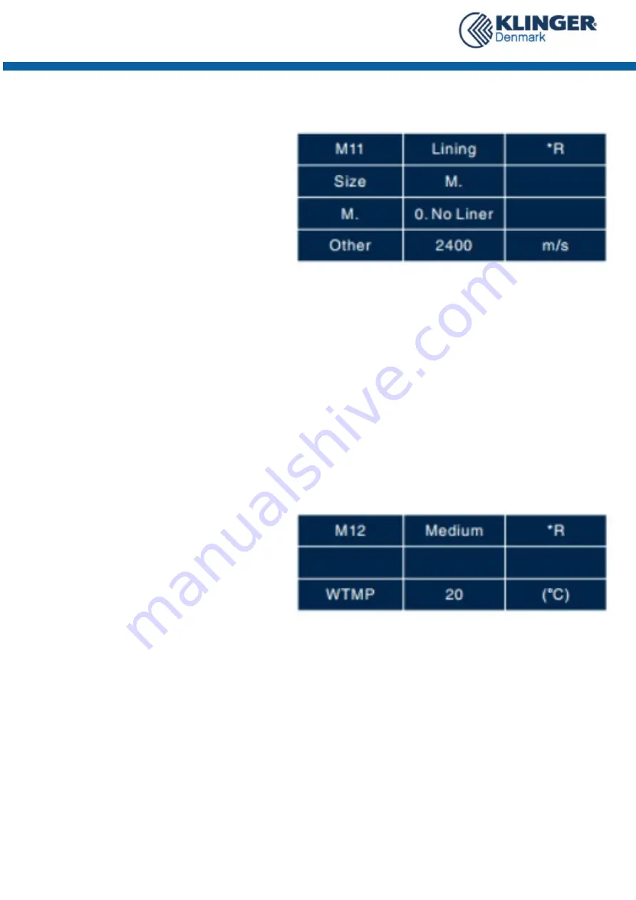 KLINGER US201 Operation Manual Download Page 28