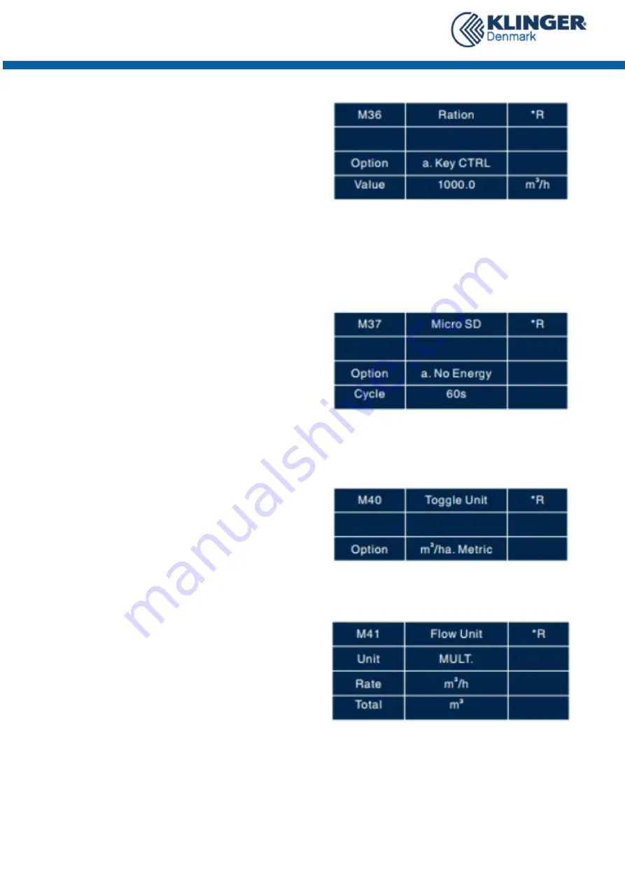 KLINGER US201 Operation Manual Download Page 39