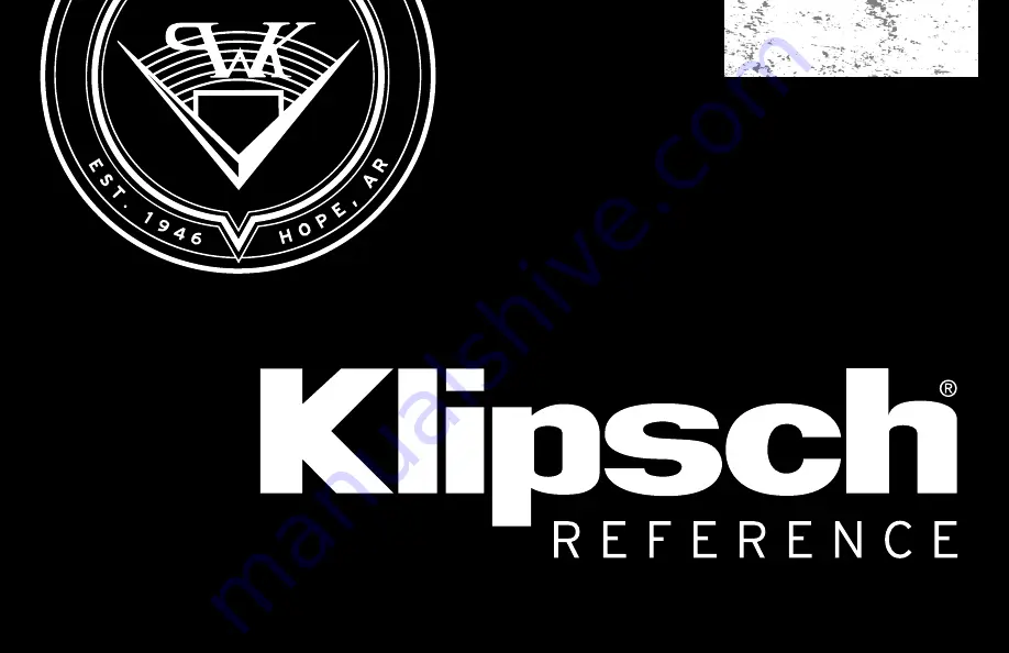 Klipsch R-110SW User Manual Download Page 1