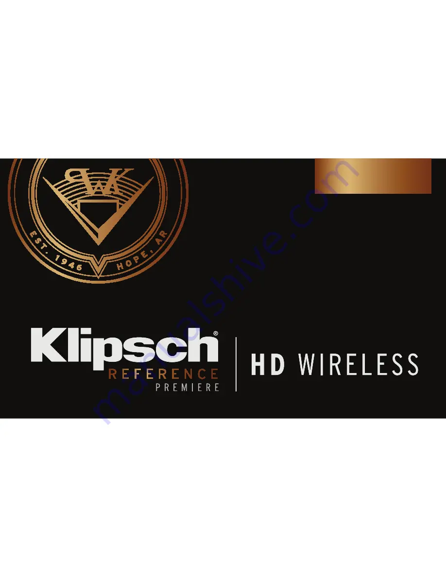 Klipsch RP-110WSW Скачать руководство пользователя страница 1