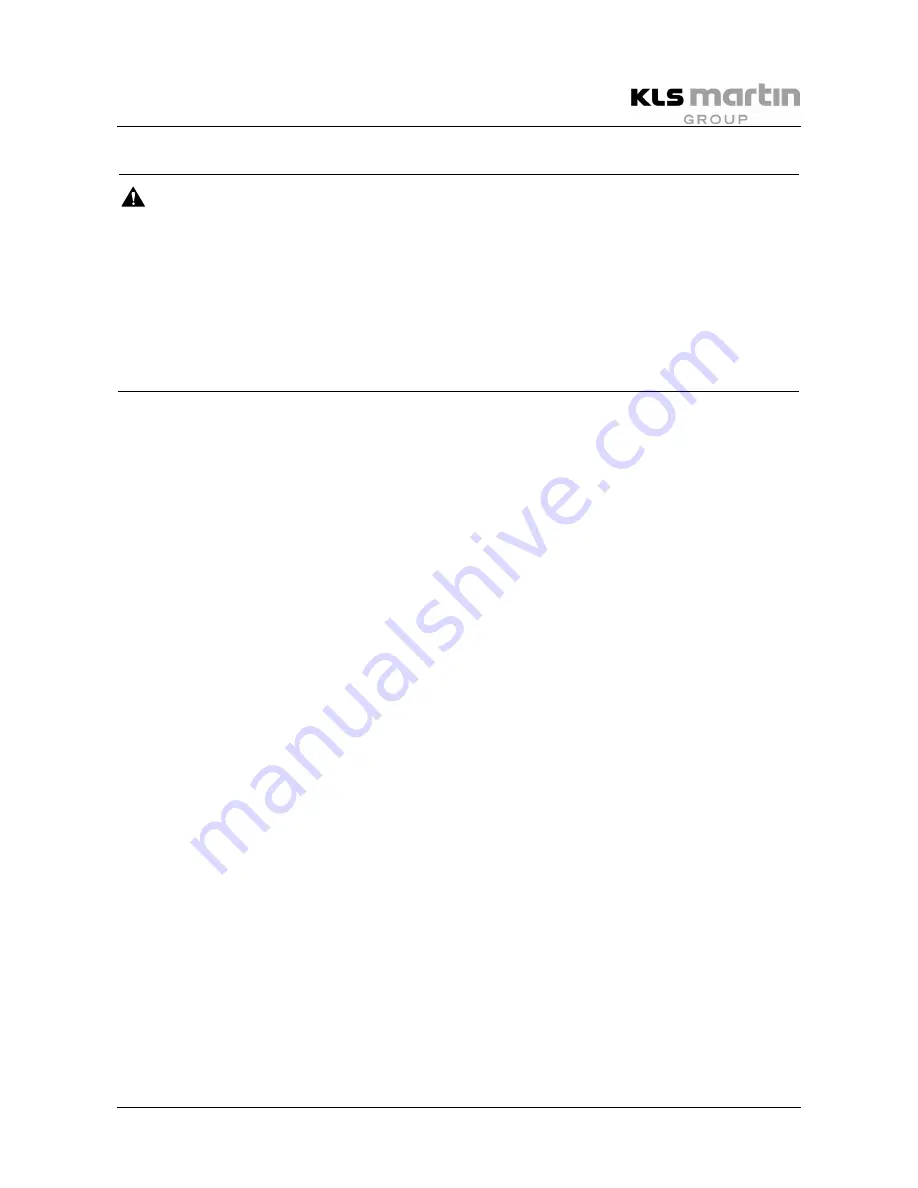 KLS Martin ME102 Instructions For Use Manual Download Page 19