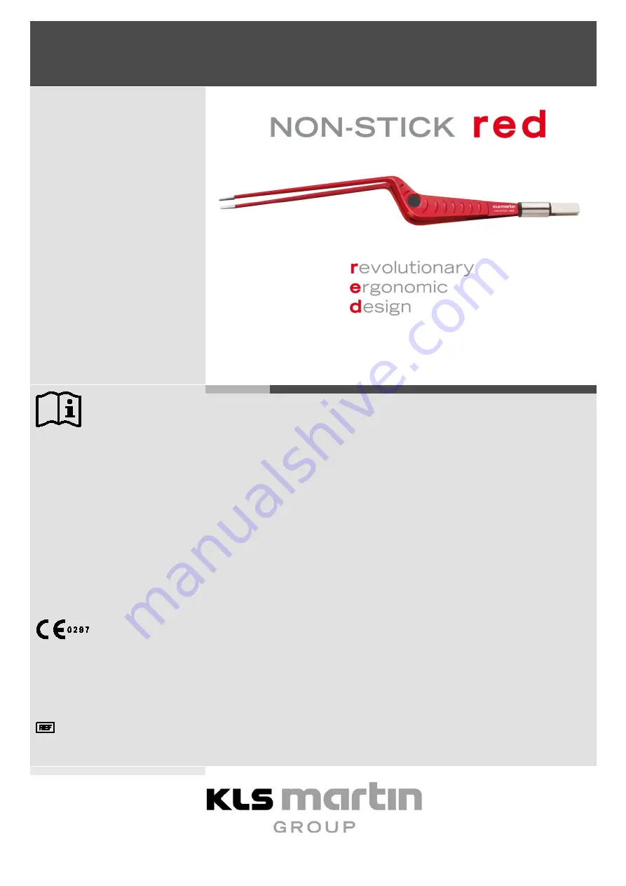 KLS Martin NON-STICK red Instructions For Use Manual Download Page 1