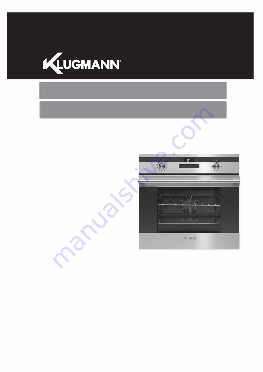 Klugmann KO608TCP Instruction Manual Download Page 1