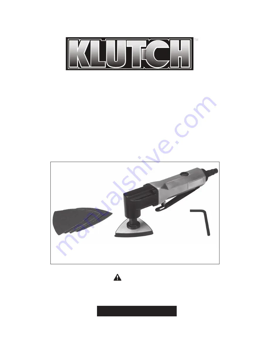 Klutch 375356 Owner'S Manual Download Page 1