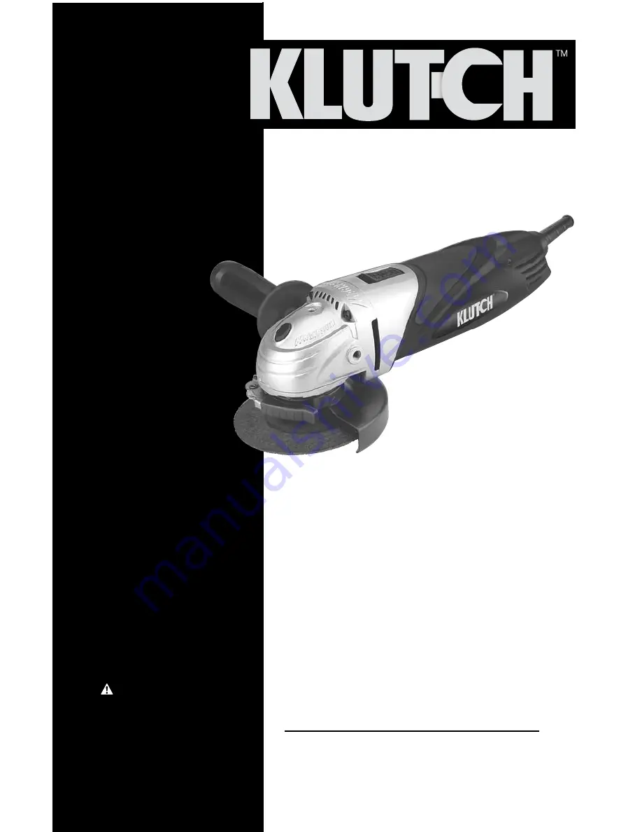 Klutch 399444 Operator'S Manual Download Page 1