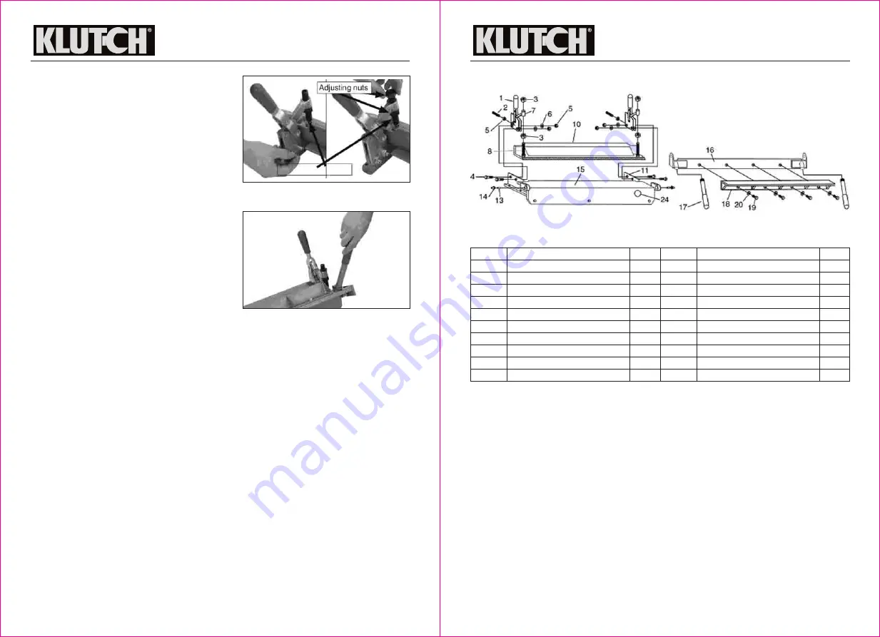 Klutch 49699 Owner'S Manual Download Page 3