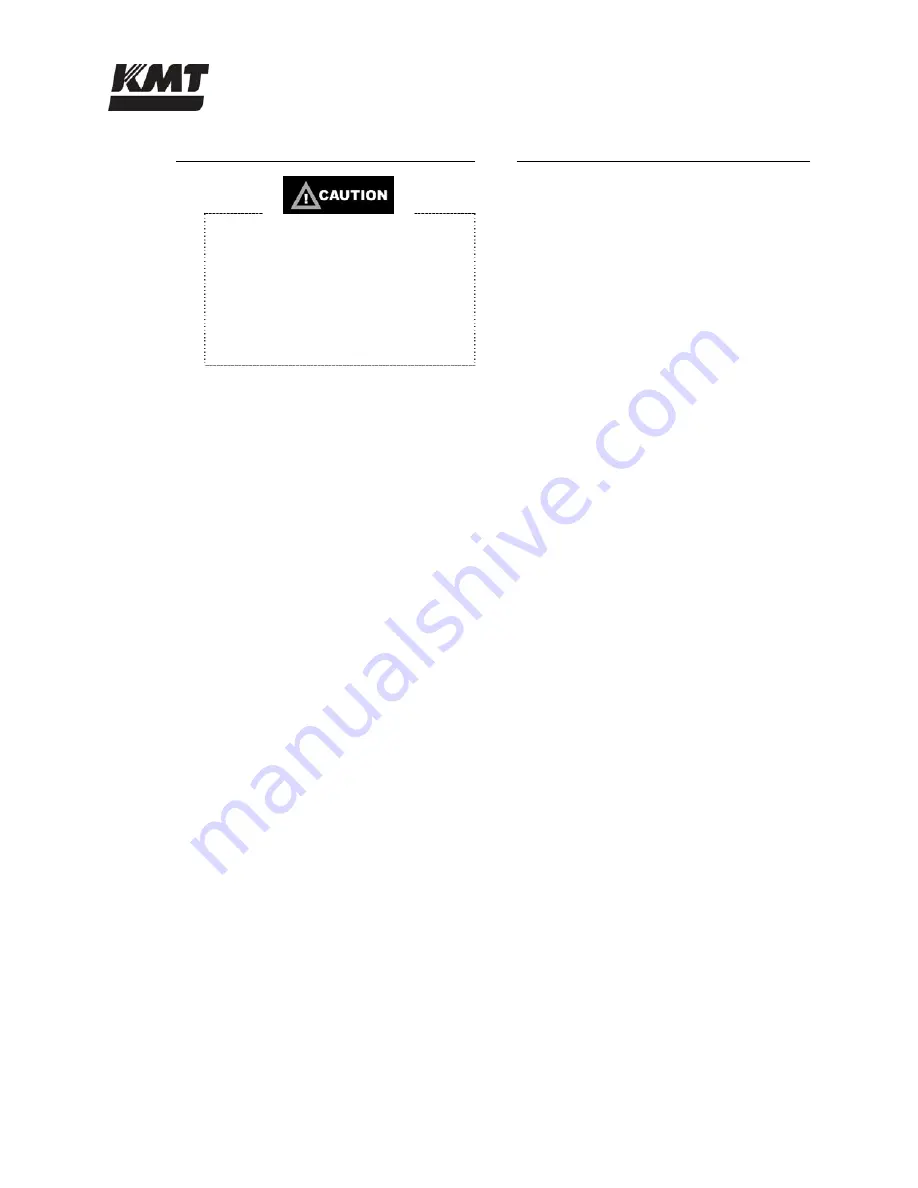 KMT Streamline SL-V 100 Plus Operation And Maintenance Manual Download Page 123